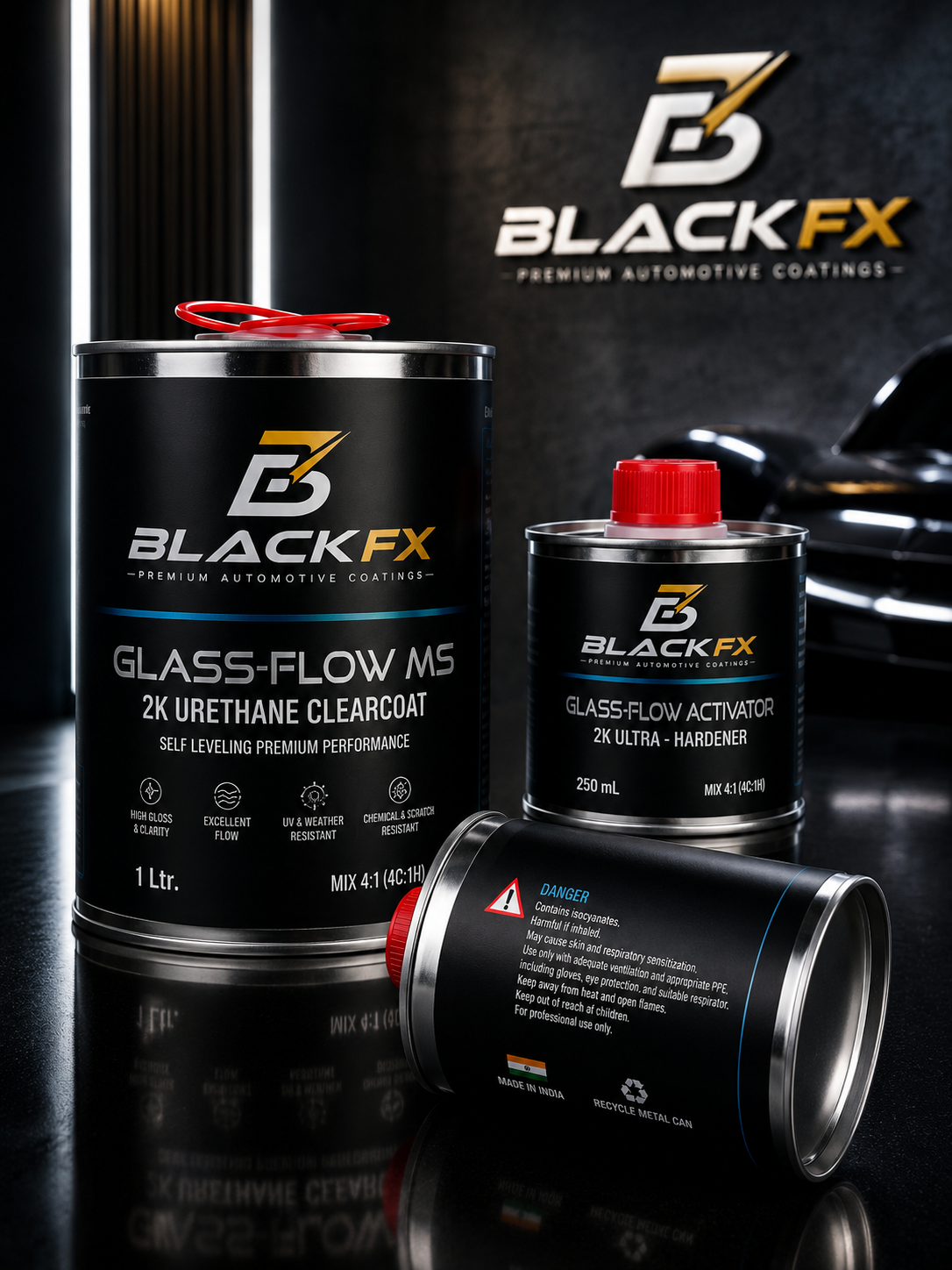 Glass Flow MS Clearcoat 4:1